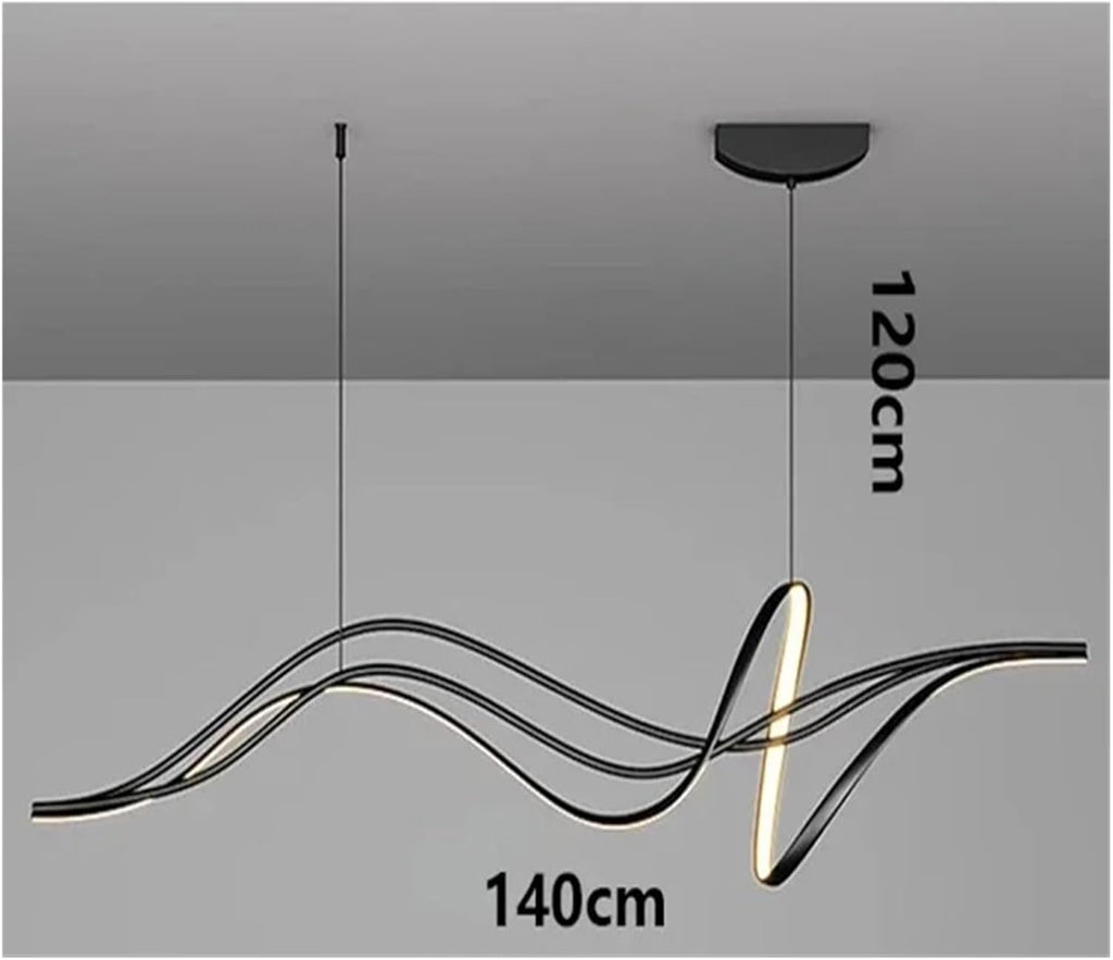 Modern Minimalist LED Pendant Light for Dining Room and Centerpiece Lighting