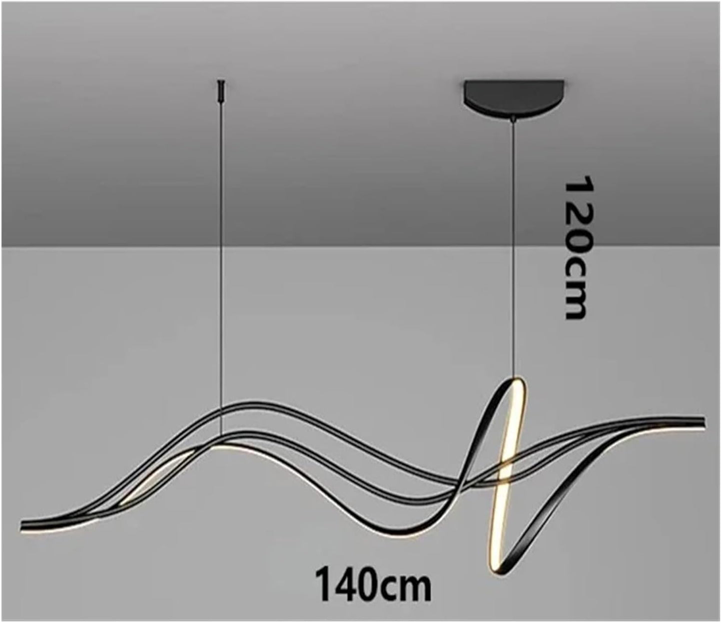 Modern Minimalist LED Pendant Light for Dining Room and Centerpiece Lighting