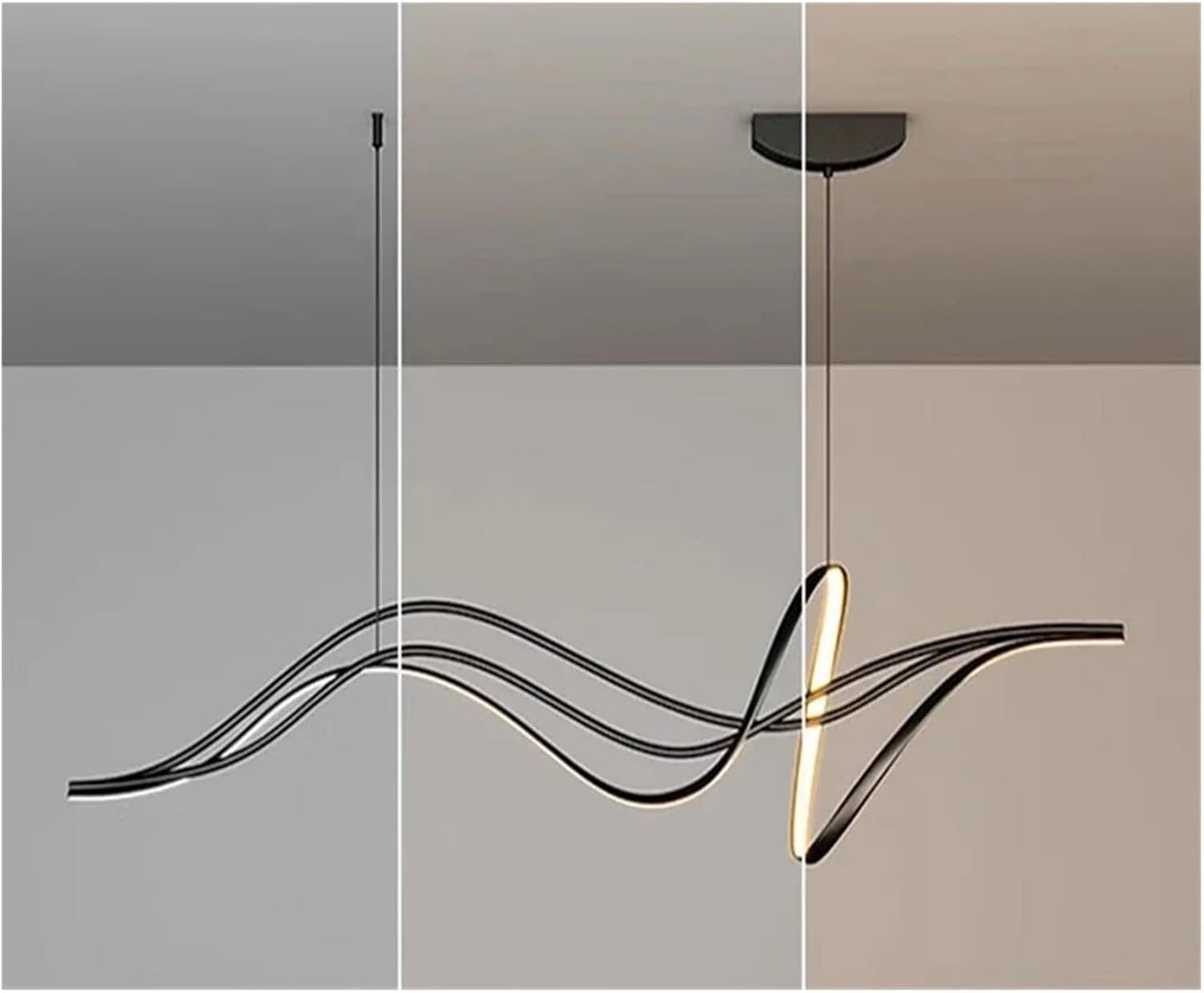 Modern Minimalist LED Pendant Light for Dining Room and Centerpiece Lighting