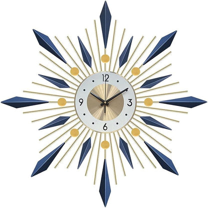 Large Round Wall Clock with Silent Movement and Easy Read Display