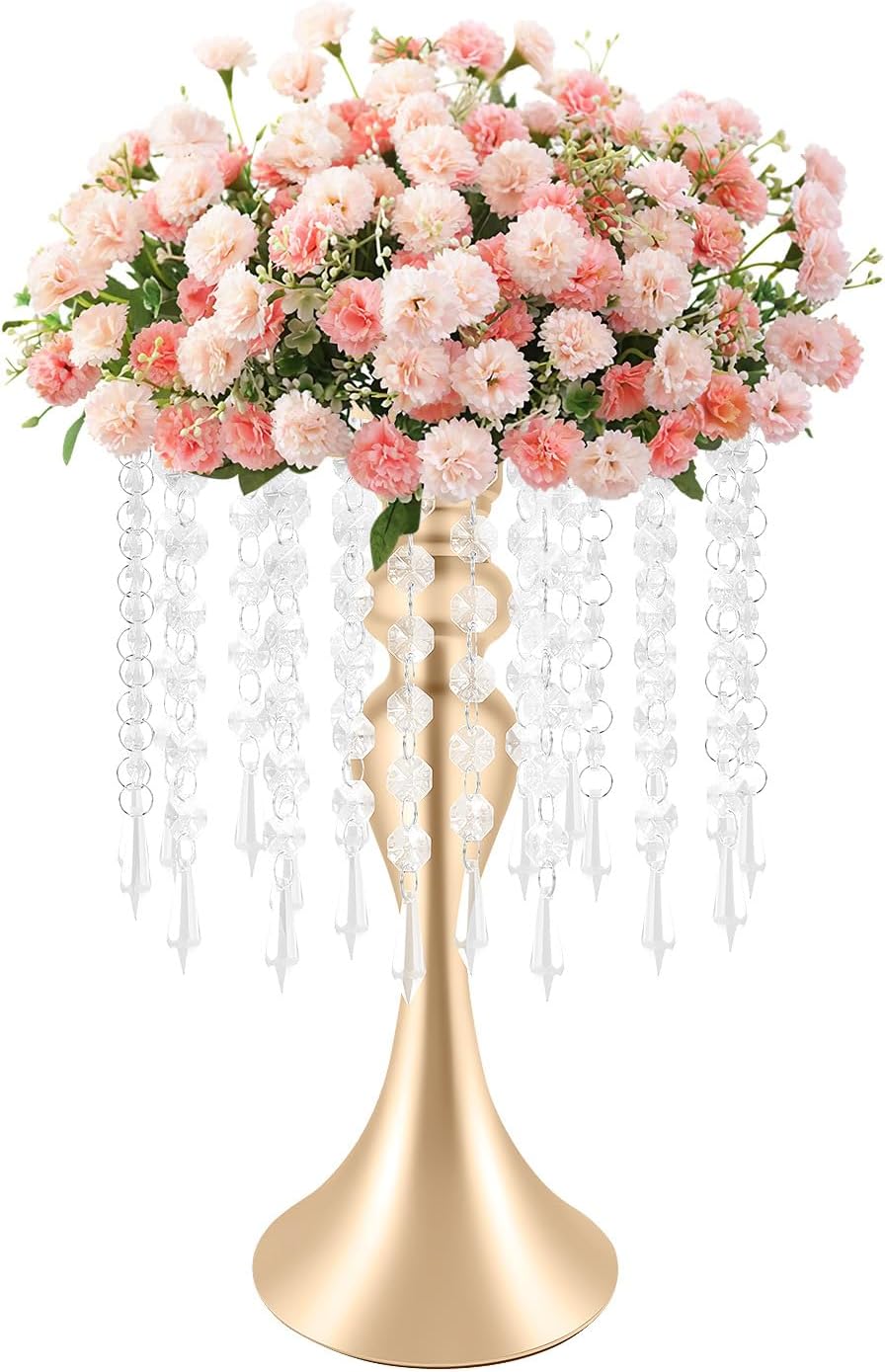 💎 Crystal Centerpiece Stand ✨ | Elegant Wedding Table Decor 💍🌿