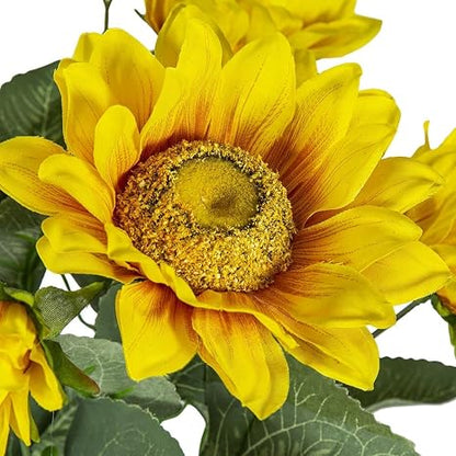 🌻✨ Modern Sunflower Decorative Accent Sculpture | Minimalist Room Ornament 🌿💫