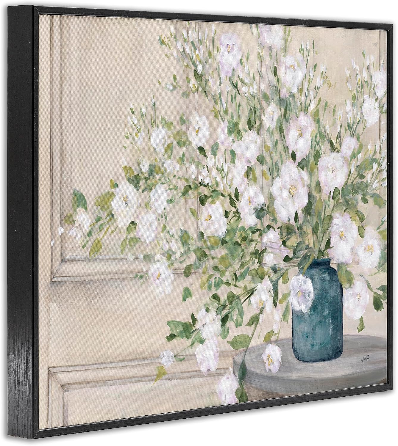 🌸 Floral Tabletop Painting Decor 🎨✨ | Geranium Art Wall & Desk Accent 🏡💫