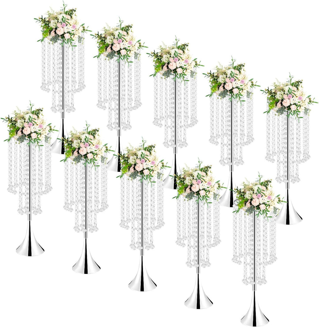💎✨ Crystal Wedding Centerpiece Decor | Elegant Table Vase Ornament 🏡💫