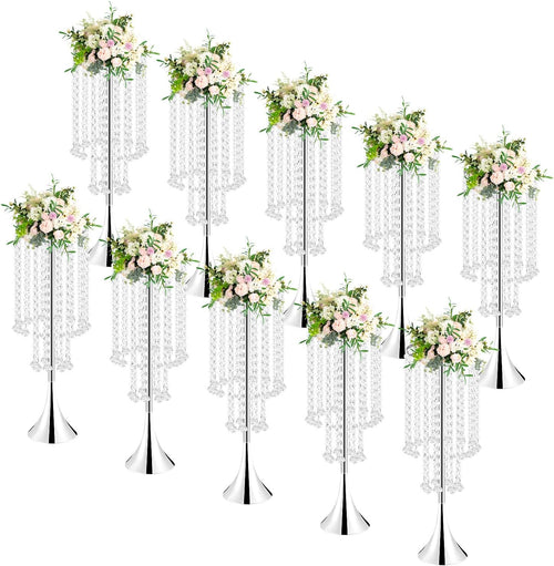💎✨ Crystal Wedding Centerpiece Decor | Elegant Table Vase Ornament 🏡💫
