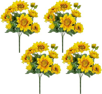 🌻✨ Modern Sunflower Decorative Accent Sculpture | Minimalist Room Ornament 🌿💫