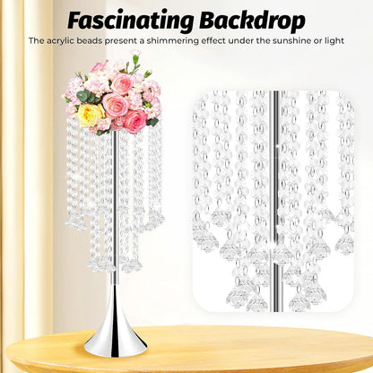 💎✨ Crystal Wedding Centerpiece Decor | Elegant Table Vase Ornament 🏡💫